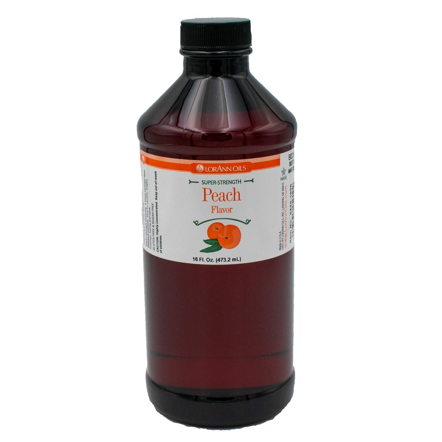 LorAnn Peach SS Flavor, 16 ounce bottle