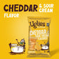 Uglies Cheddar and Sour Cream Kettle-Cooked Potato Chips, Gluten-Free, 2 Oz Bags, Pack of 24