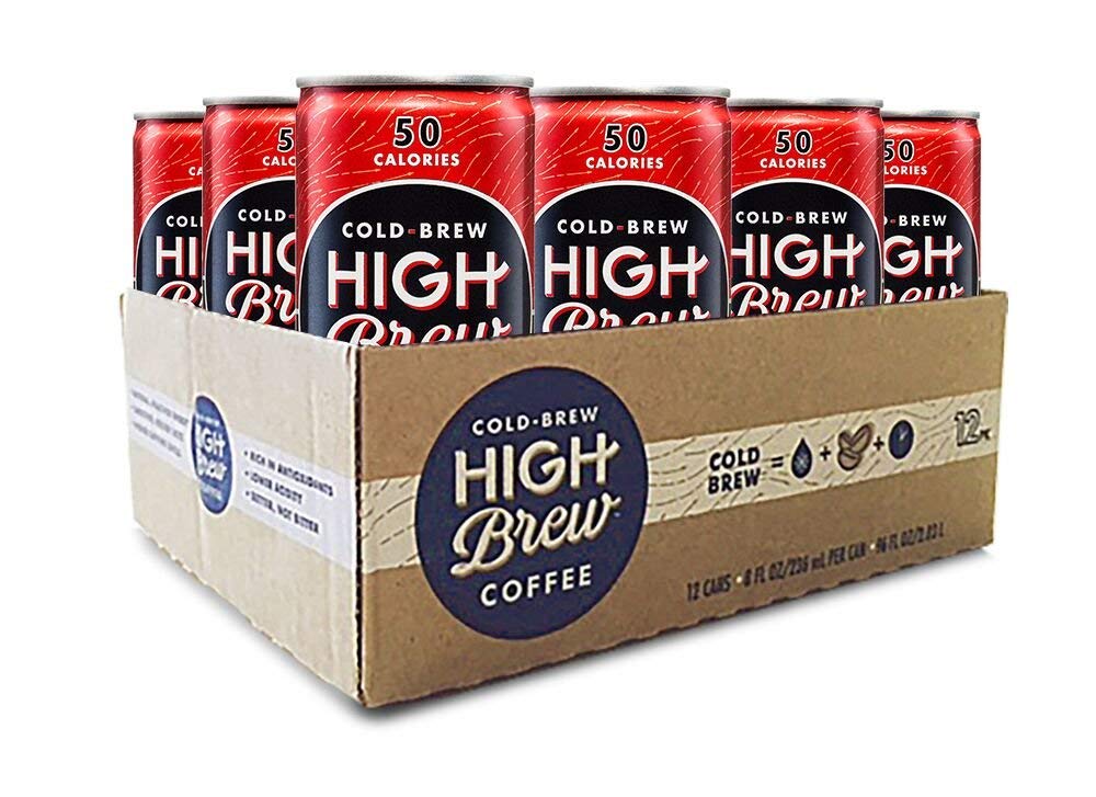 High Brew Coffee Double Espresso 8oz Pack of 24 - Plastic