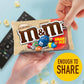 M&M'S Almond Chocolate Candy Sharing Size 2.83-Ounce Pouch 18-Count Box