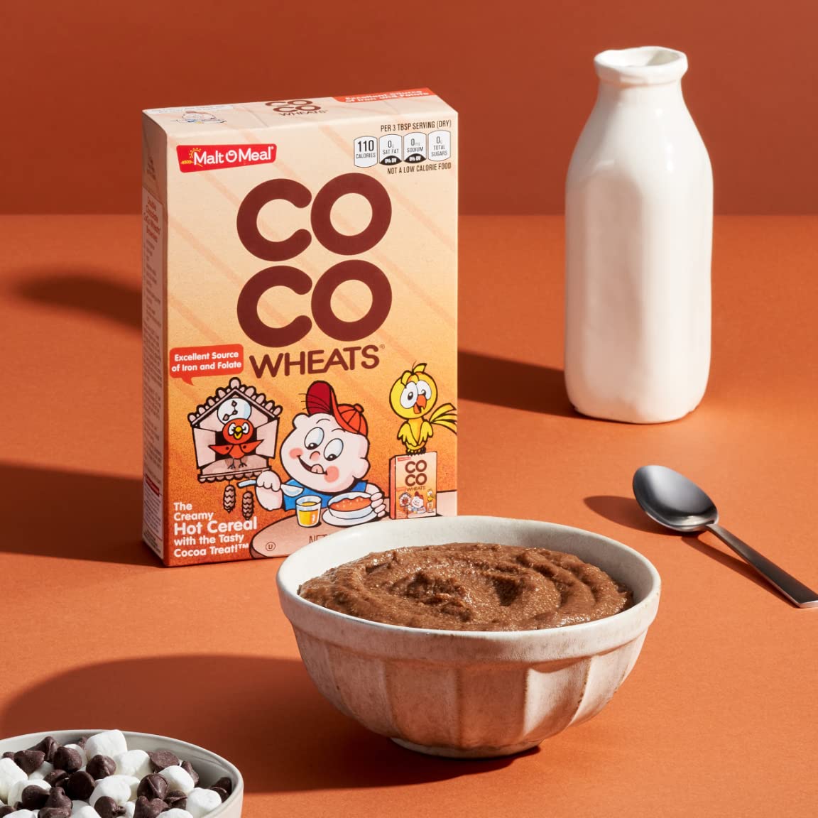 Malt-O-Meal Original Breakfast Cereal COCO Wheats Quick Cooking Kosher 28 Ounce Box Pack of 4