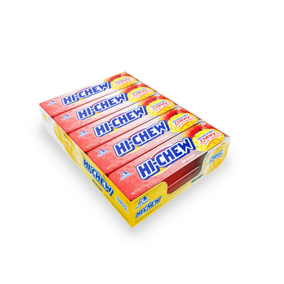 Hi Chew Stick Mango, 1.76 Ounce (Pack of 10)