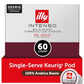Illy Coffee K-Cups - Compatible Pods for Keurig Coffee Maker - Intenso Dark Roast - Bold & Full of Flavor, Notes of Cocoa & Dried Fruit - 10 Count (Pack of 6)
