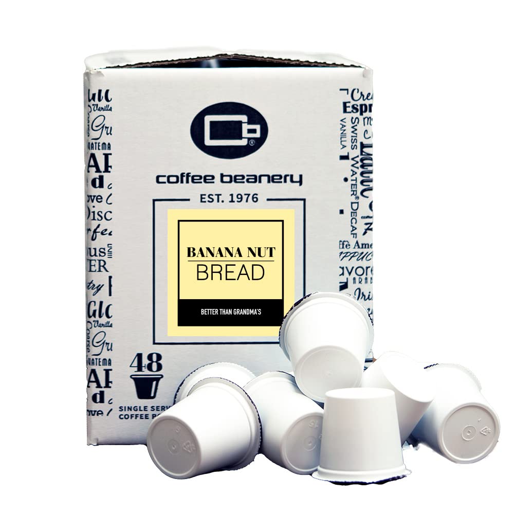 Coffee Beanery Banana Nut Bread Coffee Pods - Medium Roast, 192 Count