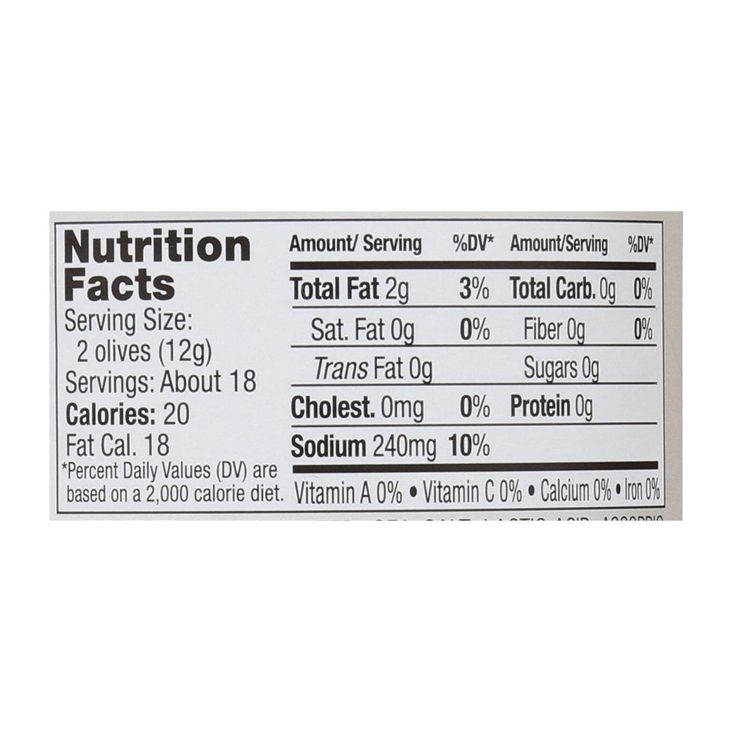 Jeffs Naturals Whole Castelvetrano Olives, 7.5 Ounce (Pack Of 6)