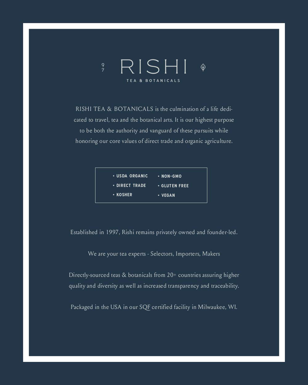Rishi Tea English Breakfast Tea - Organic Loose Leaf Pure Black Tea, Energizing & Caffeinated, Ideal for Hot or Iced Tea - 16 Ou