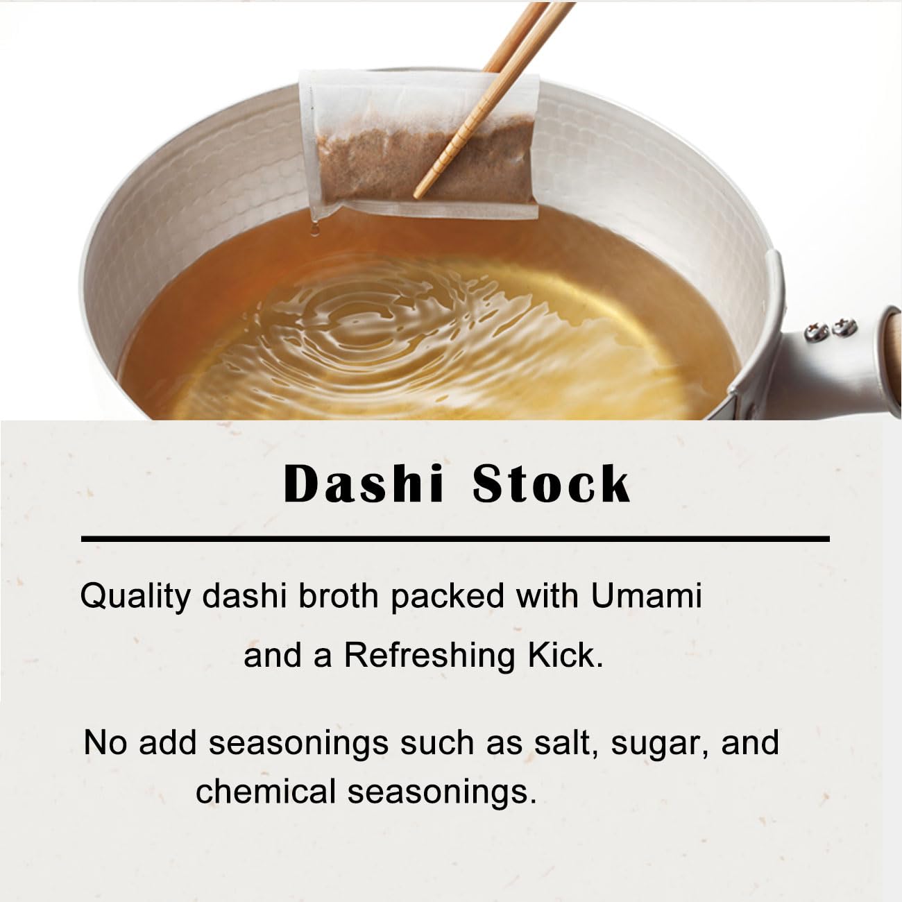 Orgnisulmte Dashi Stock (Dashi Packet  Dashi Broth)  Umami dashi Soup Stock  All Natural Ingredients  No MSG  Additives Free  100% Made in Japan 8g x 18 Packs 5.08 Oz