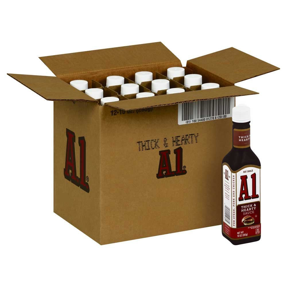 A1 Thick & Hearty Steak Sauce 10 Oz (Pack Of 12)