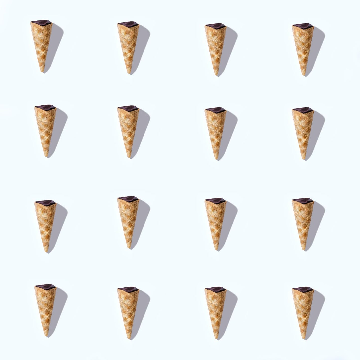 Bite Sized Chocolate Filled-Waffle Cone Ends (Milk Chocolate - Pack of 4)