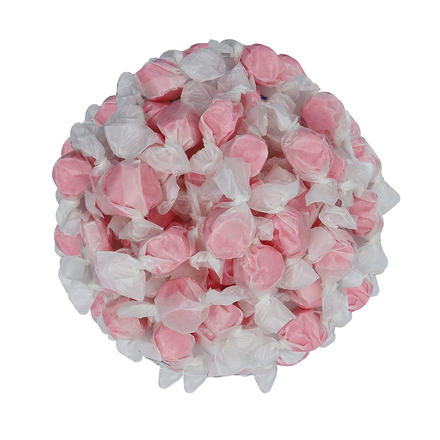 Gourmet Soft and chewy Salt Water Taffy Candies - Individually Wrapped - Bulk bags (Sour Pink Watermelon, 2 Pound (Pack of 1))