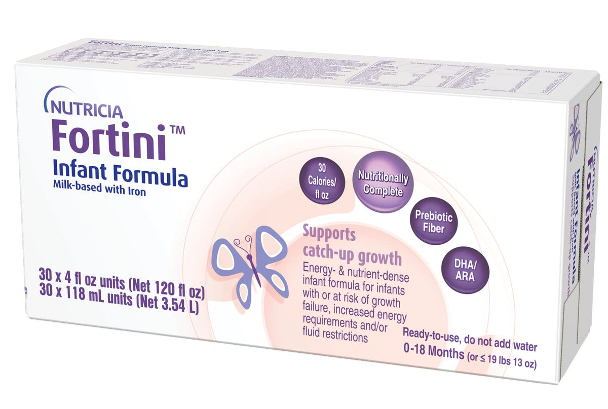 Nutricia Fortini Infant Formula - Milk-Based Baby Formula For Energy & Growth Support - Ready-To-Feed & Nutrient-Dense Baby Form