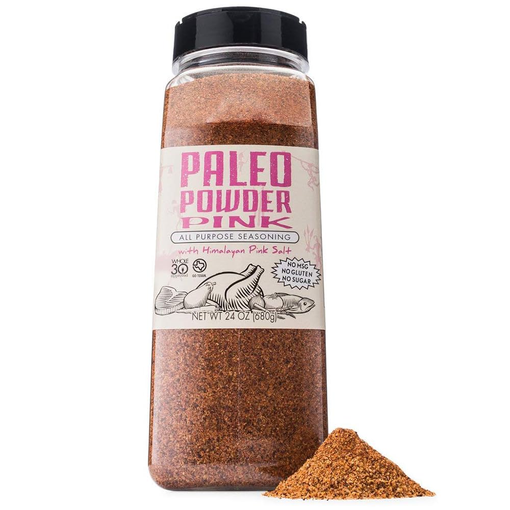 Paleo Powder All Purpose Seasoning with Himalayan Pink Salt, Gluten Free, 24 oz.