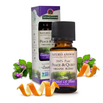 Nature'S Answer 100% Pure Organic Essential Oil Blend, 0.5-Ounce, Peace/Calming Relax