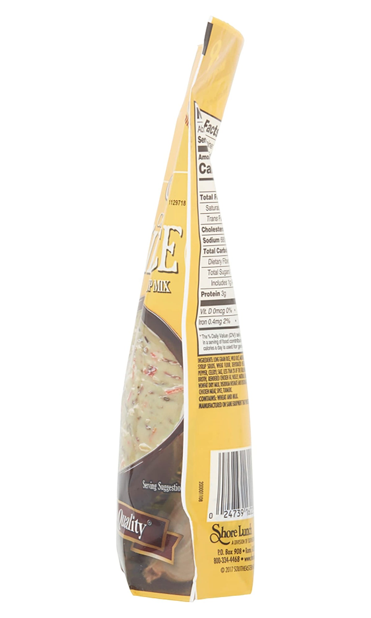 Shore Lunch Creamy Wild Rice Soup Mix, Made with Blends of White & Wild Rice with Seasonings, 8 Hearty Servings, Makes    Gallon