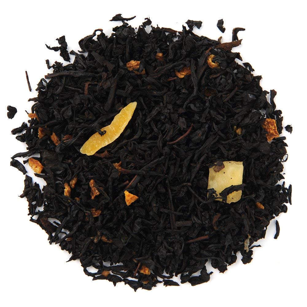 Organic Positively Tea Company, Mango Tango Black Tea, Loose Leaf, 16 Ounce