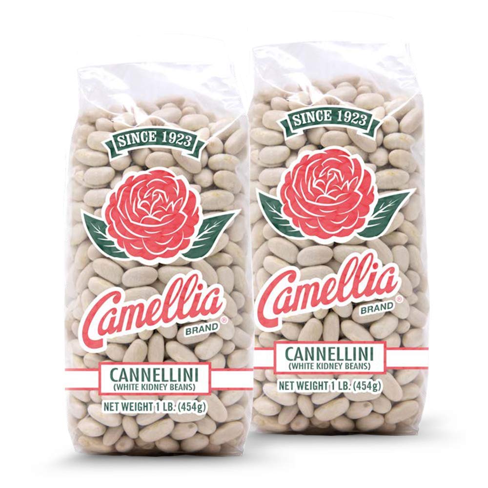 Camellia Brand Dried Cannellini Beans, 1 Pound (Pack Of 2)