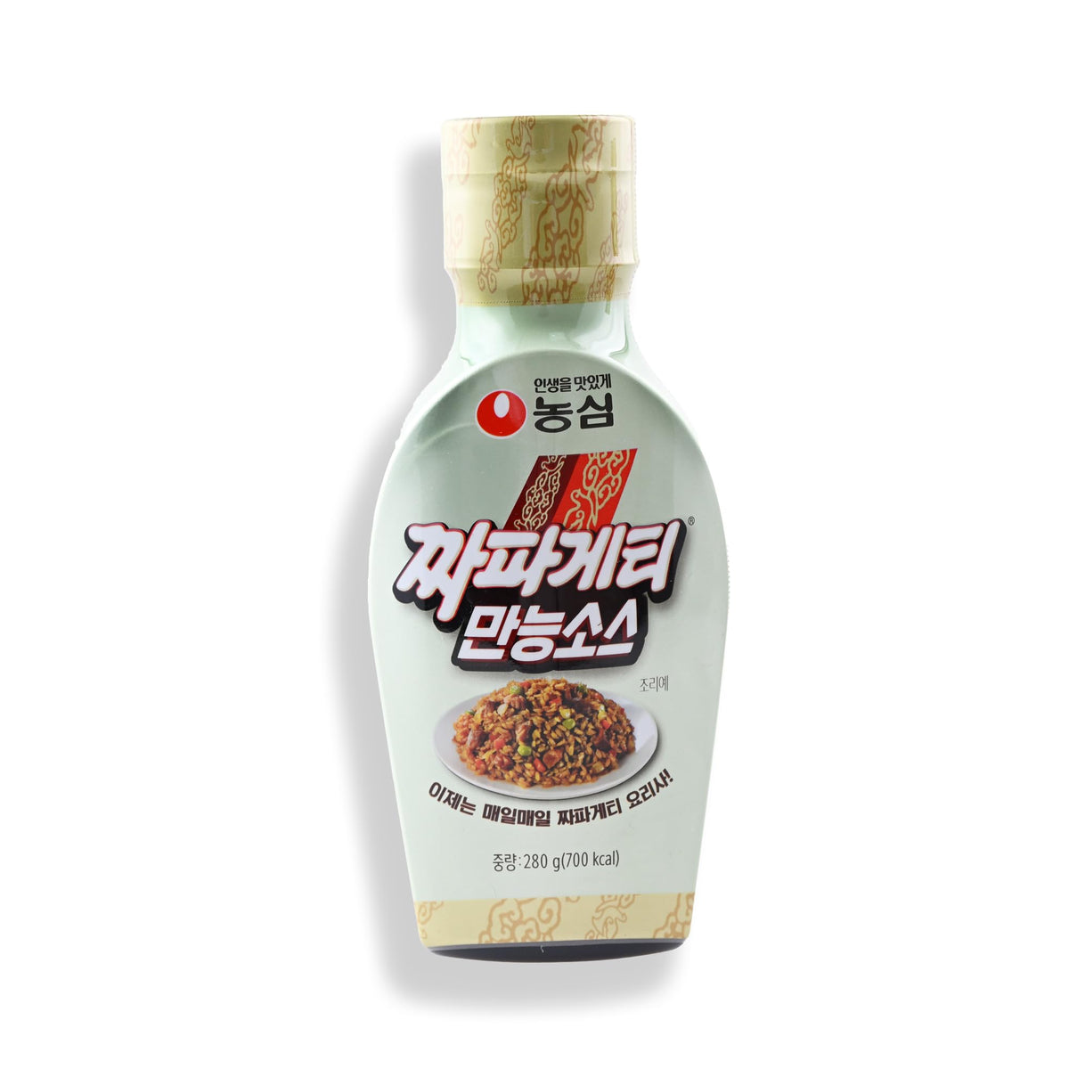 Korean Chapa-Getti Sauce ???? - Multi-Purpose Black Bean Sauce For Barbecue  Stir-Fry  Noodles  And Rice - Authentic Korean Flavor - Convenient Bottle  Savory & Spicy Korean Sauce - 280G (Medium  Oriflavor Blendal)