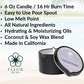 Massage Oil Candle By Fleur De Spa - All Natural - 6Oz With Pour Spout Made In Usa (Coconut)