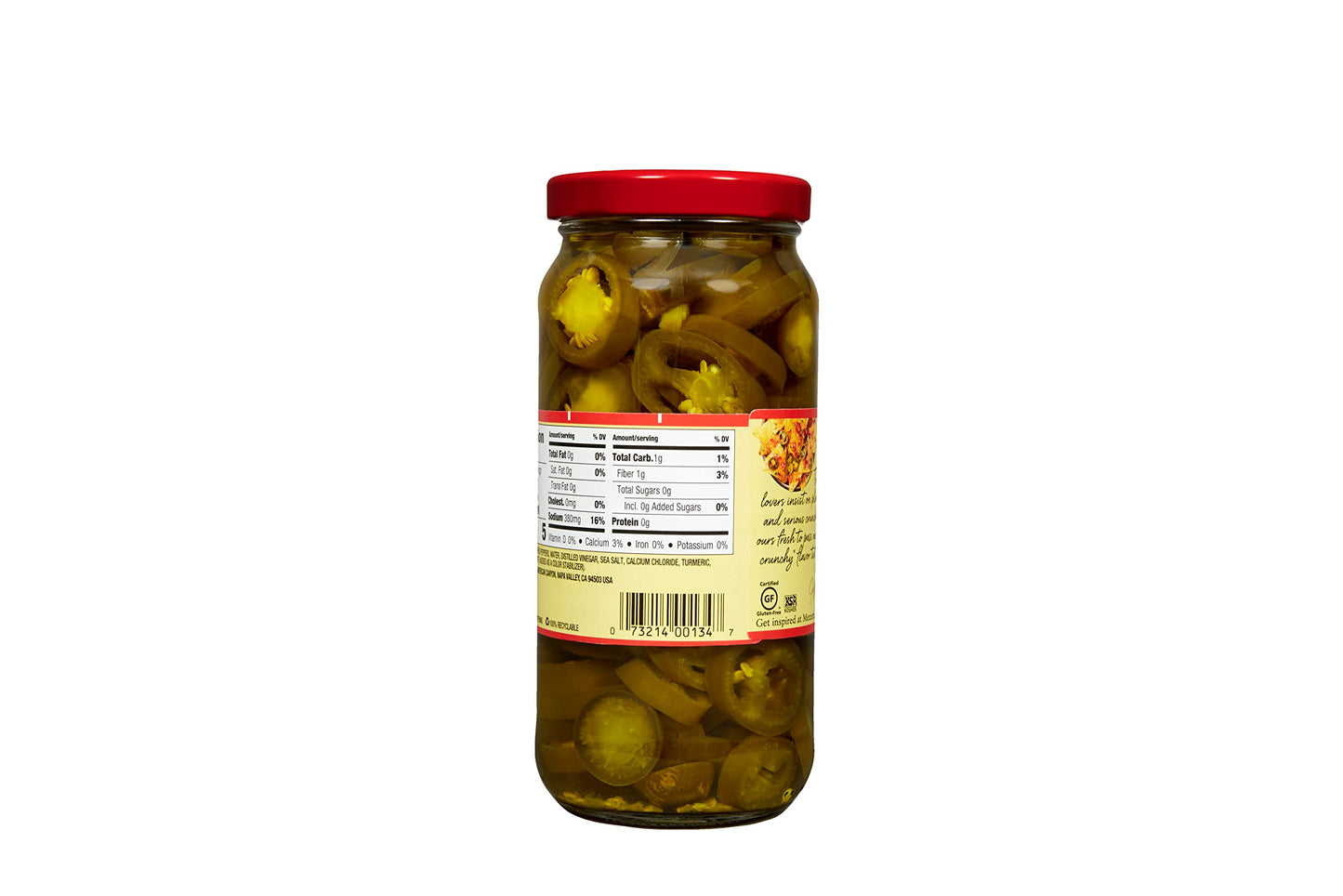 Mezzetta Sliced Hot Jalapeno Peppers | Kosher, Gluten Free, Keto | 16 Fluid Ounce Jar (Pack Of 2)