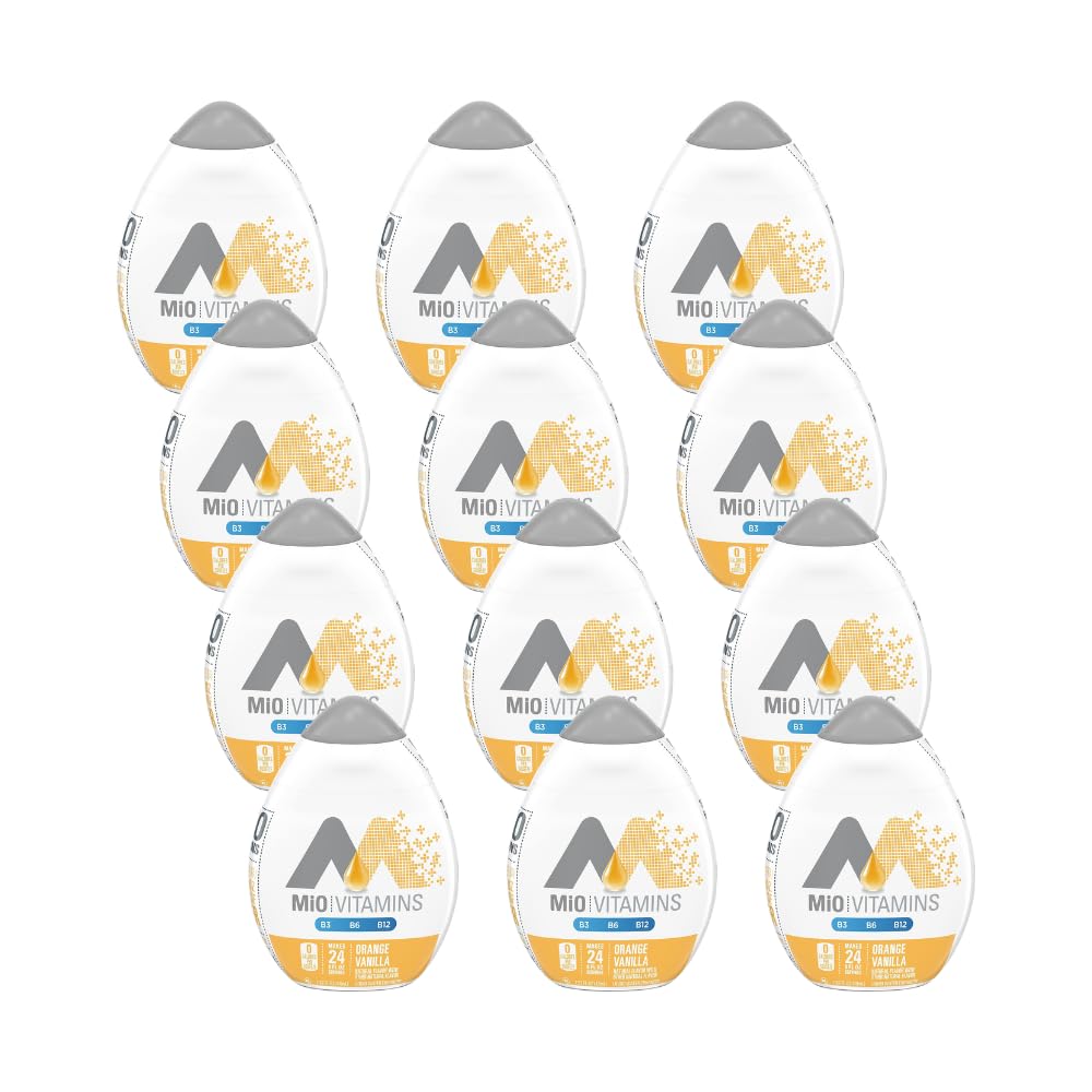 Mio Vitamins Liquid Water Enhancer, Orange Vanilla, 1.62 Fl Oz. (Pack Of 12)