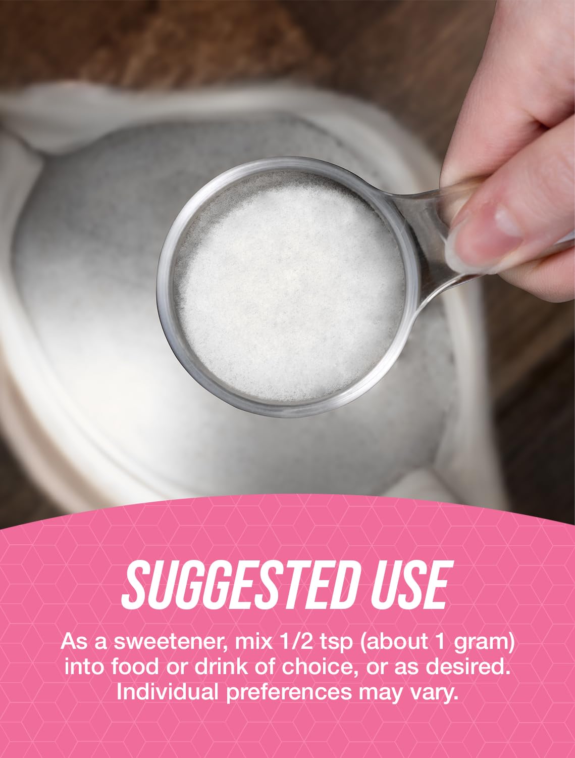 Bulkdietary products Fructose Powder - Zero Calorie Sweetener, 100g (3.52 oz), Gluten Free, Model FRUC100