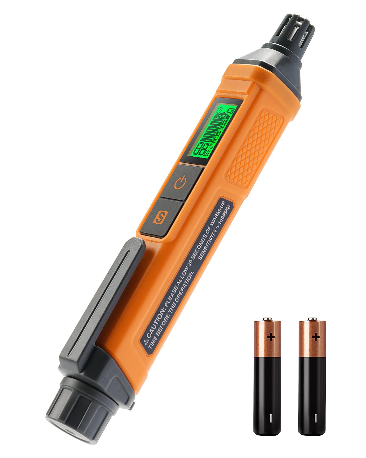Natural Gas Detector, Toptes Pt205 Gas Leak Detector With Audible & Visual Alarm, Propane Leak Detector With%Lel Value Of Methan