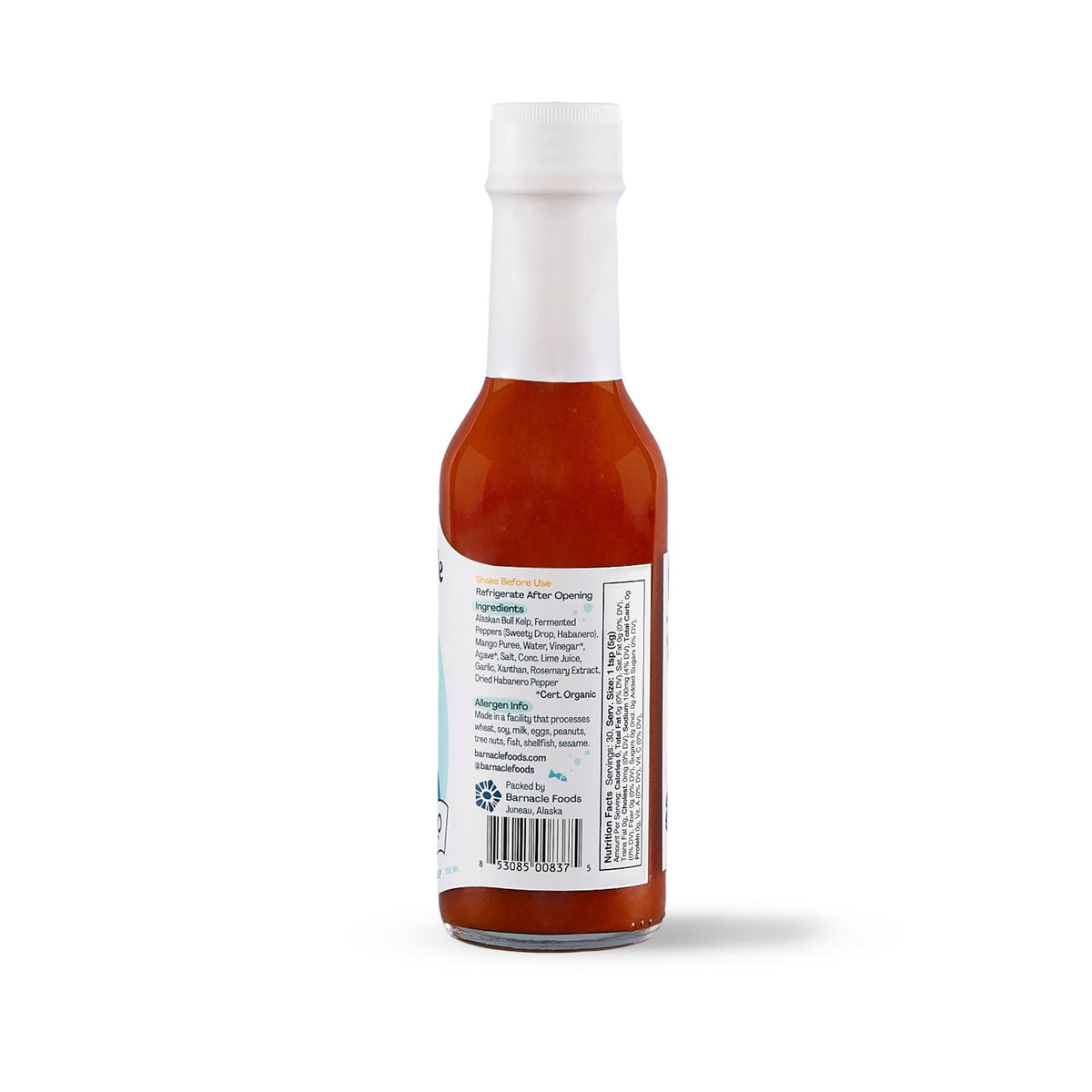 Barnacle Bull Kelp Hot Sauce Variety Pack - Bullwhip Kelp, Serrano & Habanero - 5.5 Ounce (Pack of 3) - Made in Alaska