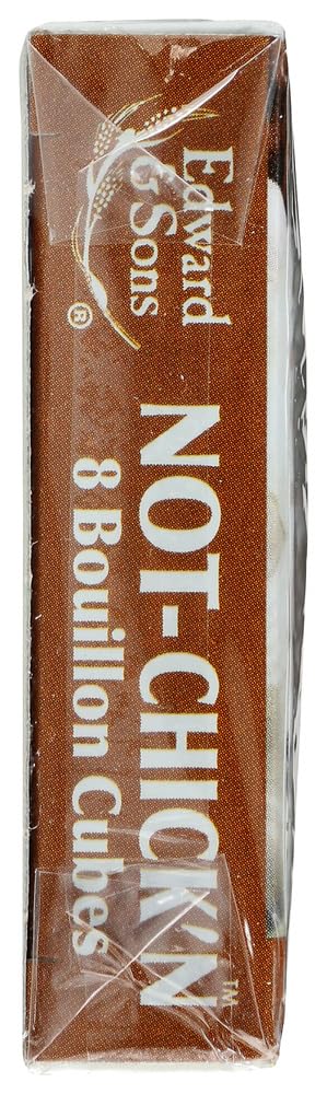 Edwards And Sons Natural Bouillon Cubes - Not Chick N - 2.5 Oz - Case Of 12