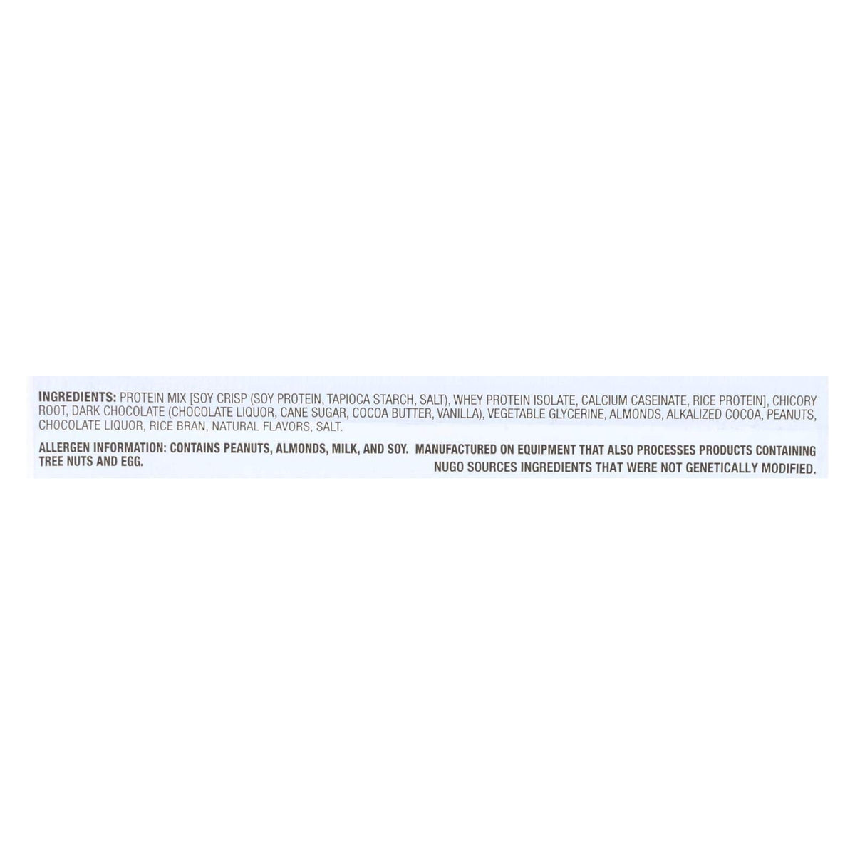 NuGo Nutrition - Slim Bar Brownie Crunch - 1.59 oz(Pack of 12)