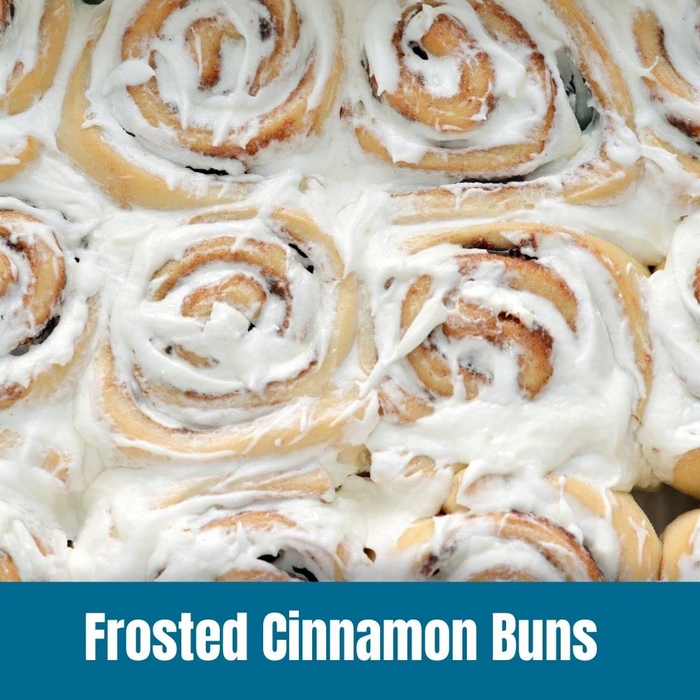 Door County Coffee Frosted Cinnamon Buns Flavored Coffee Ground | 10 Count Single Serve Cups | Medium Roast | 100% Specialty Ara