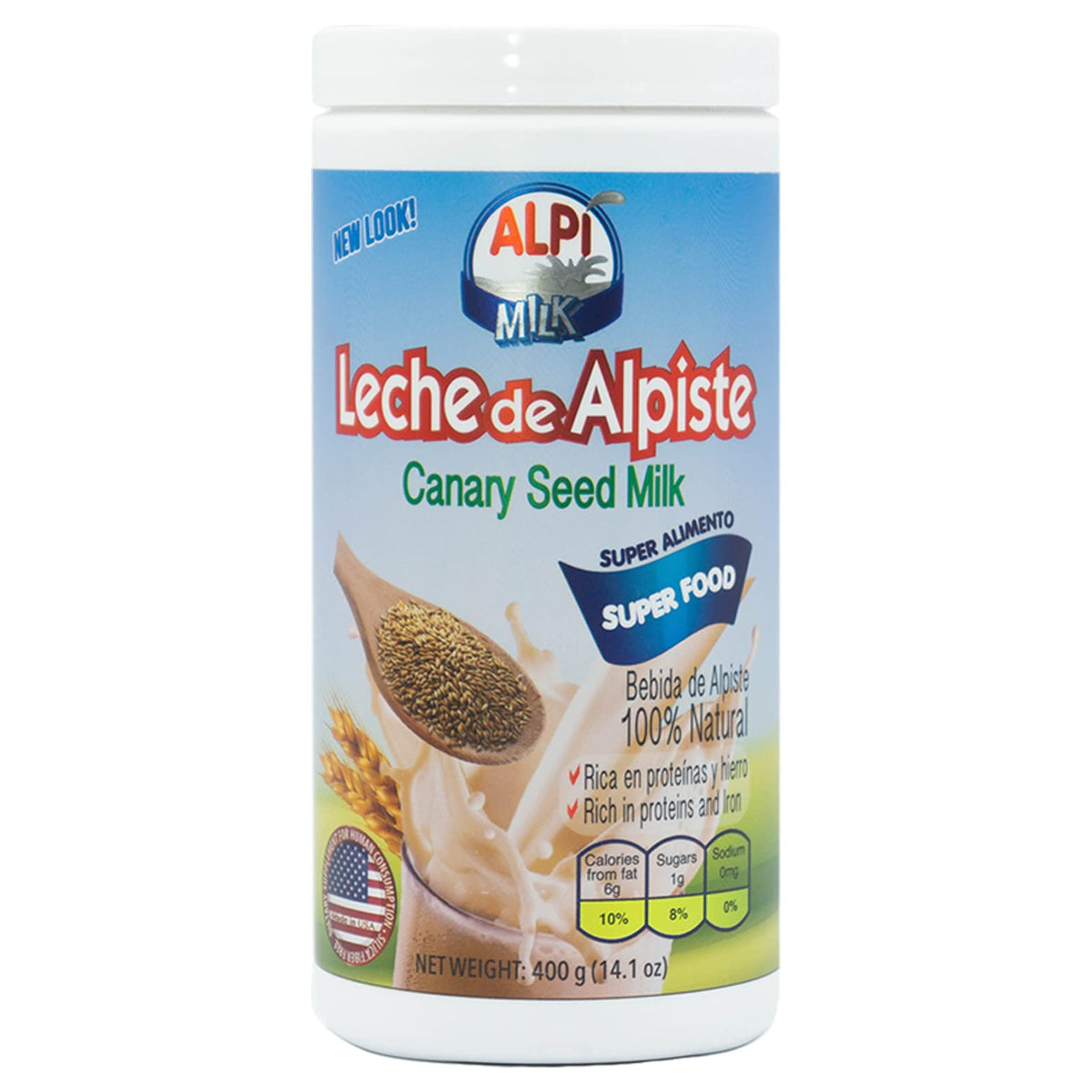GuzHealth Leche de Alpiste - ALPIMILK Canary Seed Milk 14.1oz