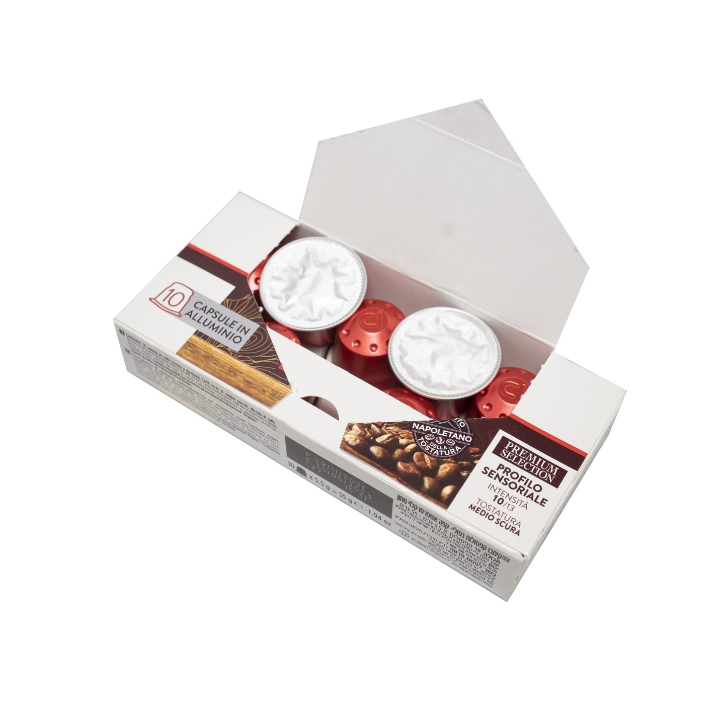 KIMBO - Barista Espresso Napoli Coffee capsules Intensity 10 / Medium-Dark Roast - Box of 100 Capsules Compatible With Nespresso Original