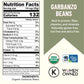 Mountain High Organics Certified Organic Garbanzo Beans, 5 lb. Bag, Nutty Taste, bulk