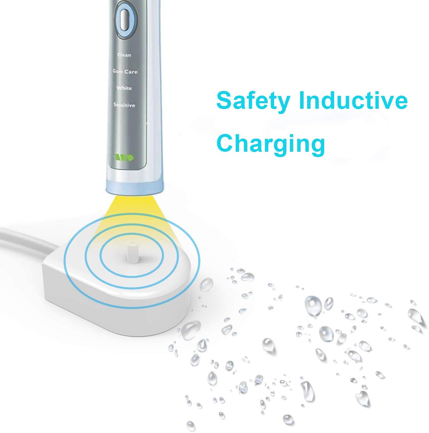 Replacement Charger Base For Philips Sonicare Electric Toothbrush Hx6100, Travel Charger For Philips Sonicare Hx3000 / Hx6000 /