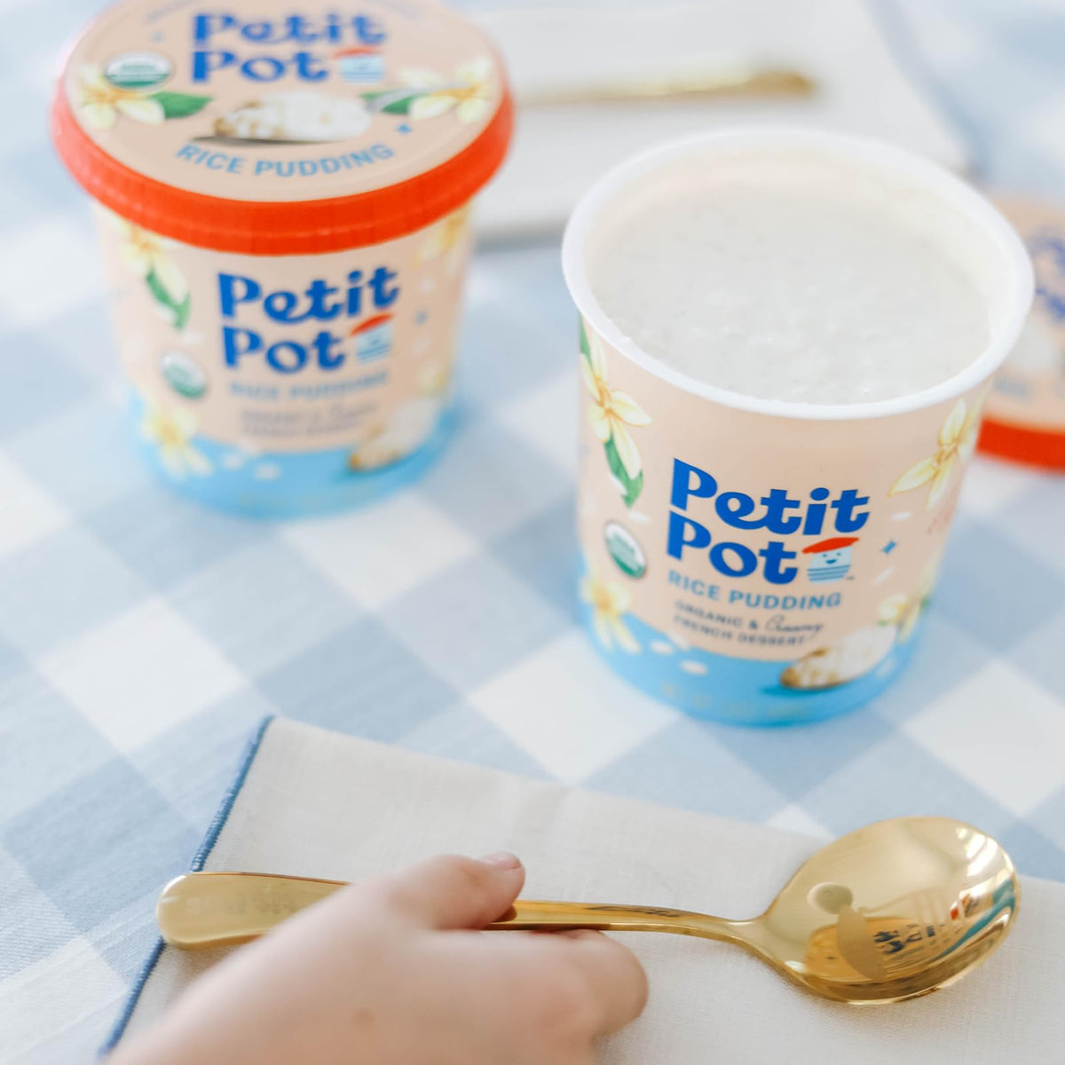 PETIT POT Organic Rice Pudding, 14 OZ