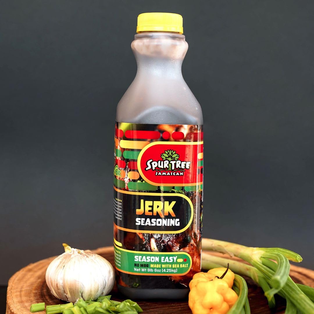 Spur Tree Jamaican Jerk Seasoning - Authentic Caribbean Flavor - 35 Oz All-Natural Jerk Sauce