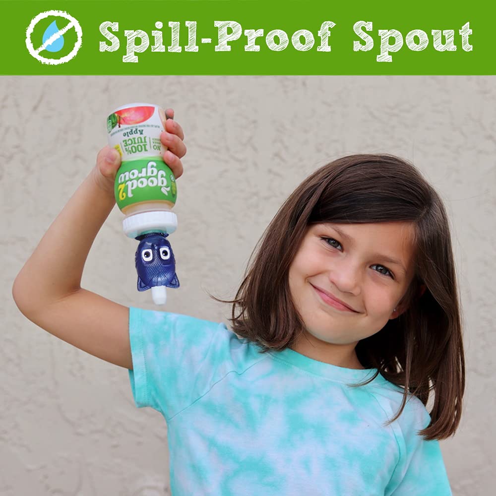 Good2Grow Surprise Character 6 Pack 100% Apple Juice, Spill Proof Tops, New Characters Available Every 2 Months, 6-Ounce Bottles