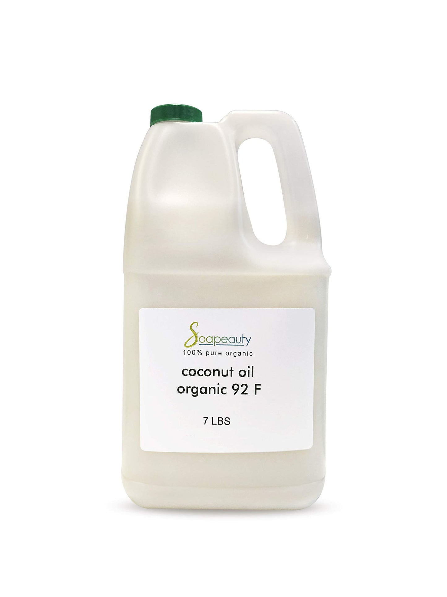 COCONUT OIL 92 DEGREE REFINED BLEACHED 100% PURE COLD PRESSED (7 LBS/ 1 GALLON)