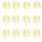 Keoysek 12Pcs Acrylic Gold Happy Mother'S Day Cake Topper Cake Topper Acrylic Mirror Cake Topper Decorative Party Cake Decoratio