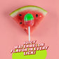 Colombina Bon Bon Bum Lollipops W/Bubble Gum Center, Watermelon Flavor, Individually Wrapped, Ideal For Party Favors And Gifts, 2 Pack (48 Count)