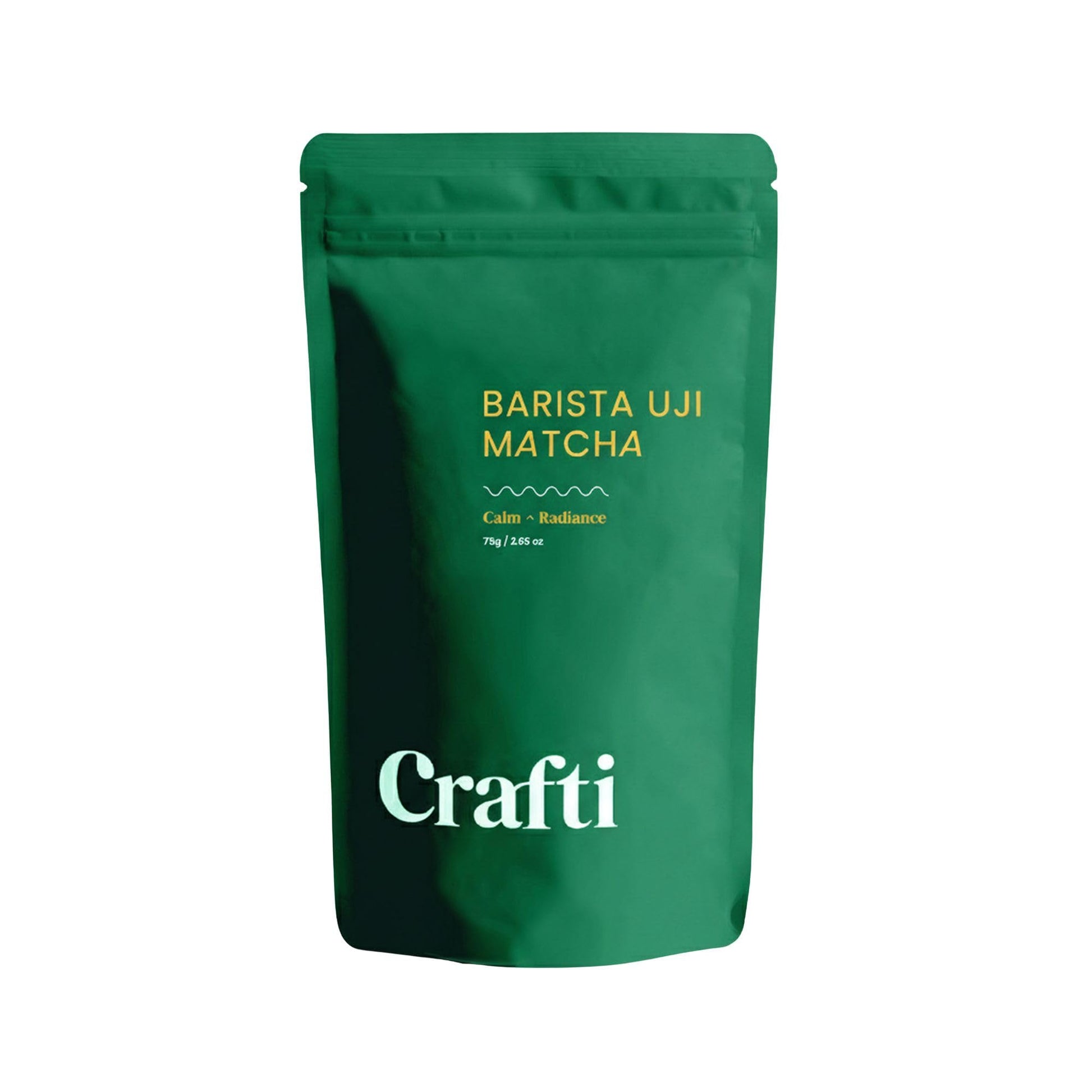 Crafti Barista Top-Grade Culinary Grade Uji Matcha - Authentic Japanese Matcha Green Tea Powder From Kyoto  Japan For Matcha Lattes (75G / 2.65Oz)