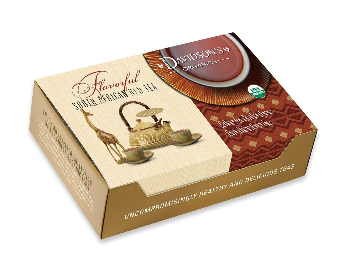 Davidson's Organics Red Passion Tea Bags, 100 Individually Wrapped, 100 Count, Model 1189