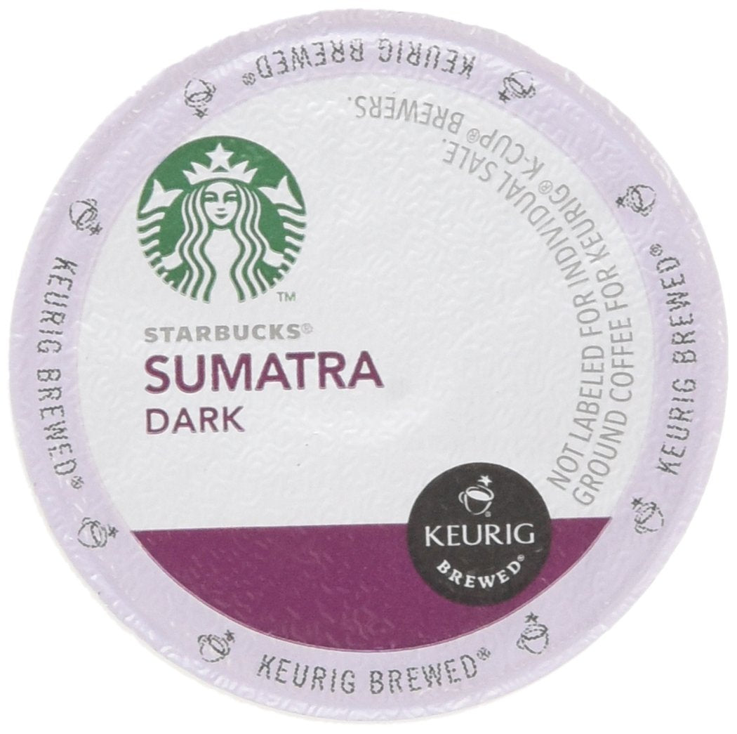 Starbucks K-Cup Pods, Sumatra Coffee, 24 Count (Pack of 2)