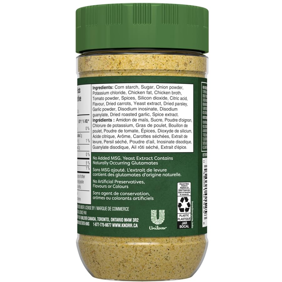 Knorr Zero Salt Chicken Bouillon, 160G/5.6 Oz, Imported From Canada)