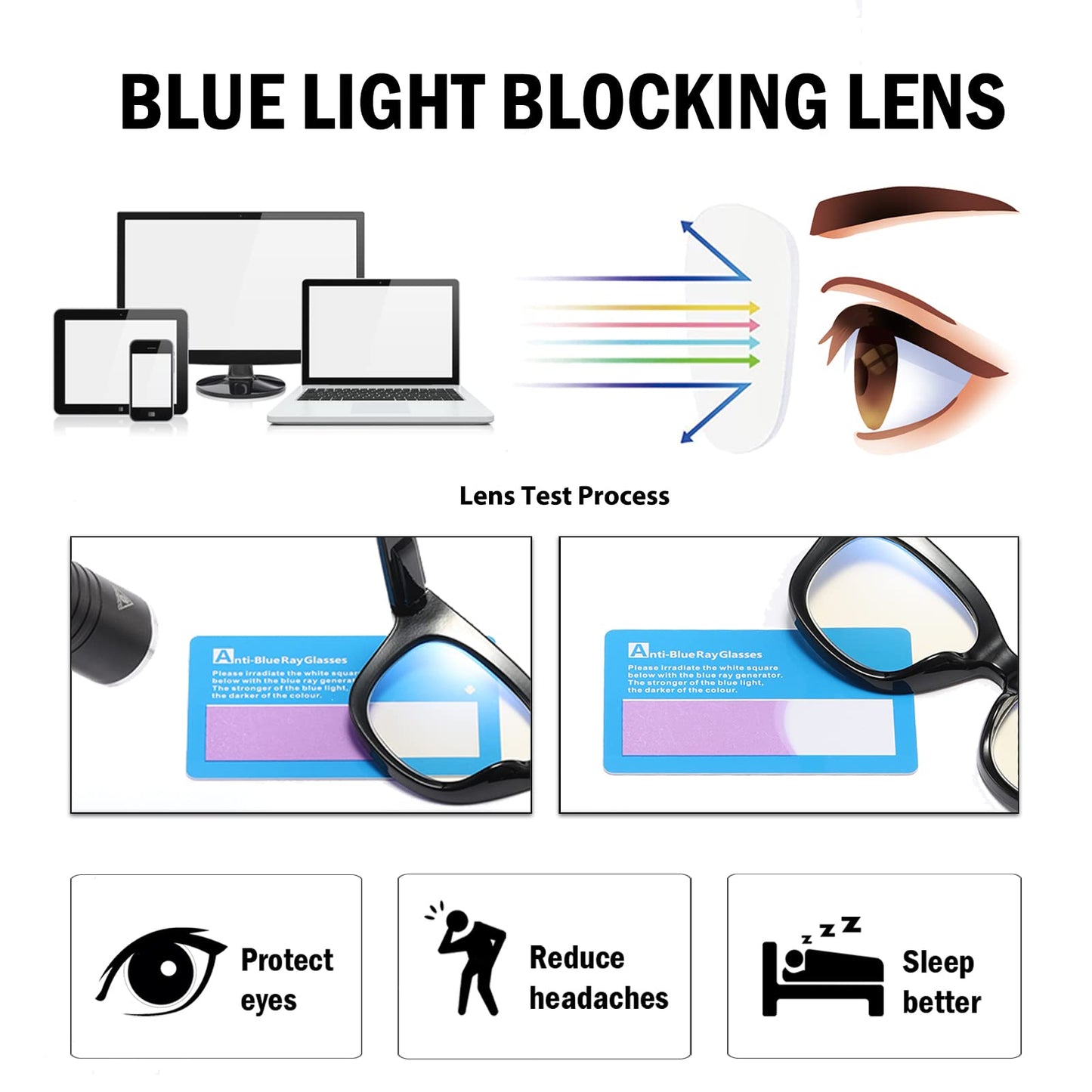 Zxyoo Oversized Reading Glasses For Women,3 Pack Blue Light Blocking Computer Spring Hinge Readers 125