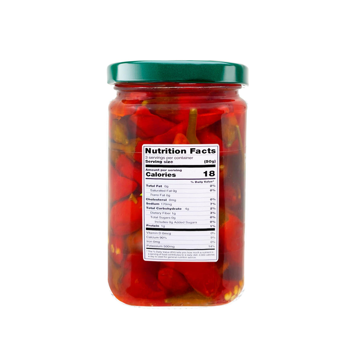 Sanniti Calabrian Chili Peppers | Italian Hot Long Chili Peppers | Perfect For Sandwiches, Salads, Pasta Sauces & More | 10 Ounc
