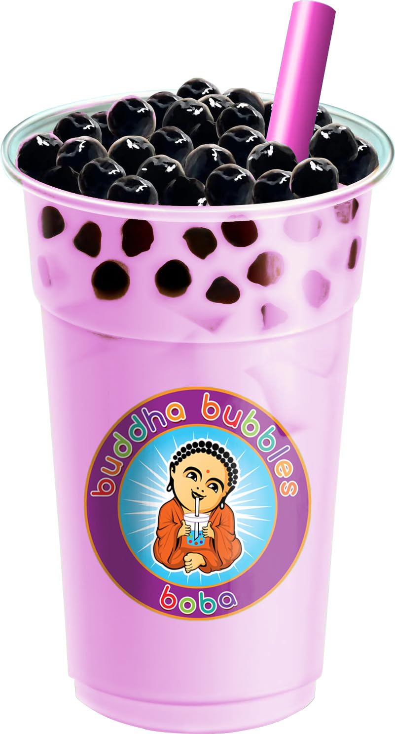 Enhanced Cotton Candy Boba/Bubble Tea Drink Mix Powder By Buddha Bubbles Boba (10 Ounce / 283 Grams)