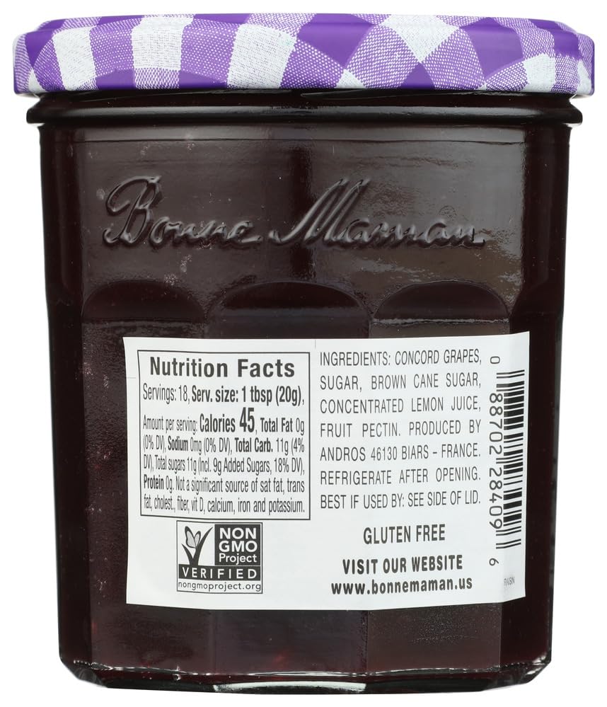 BONNE MAMAN Concord G Fruit spread  12.7 OZ