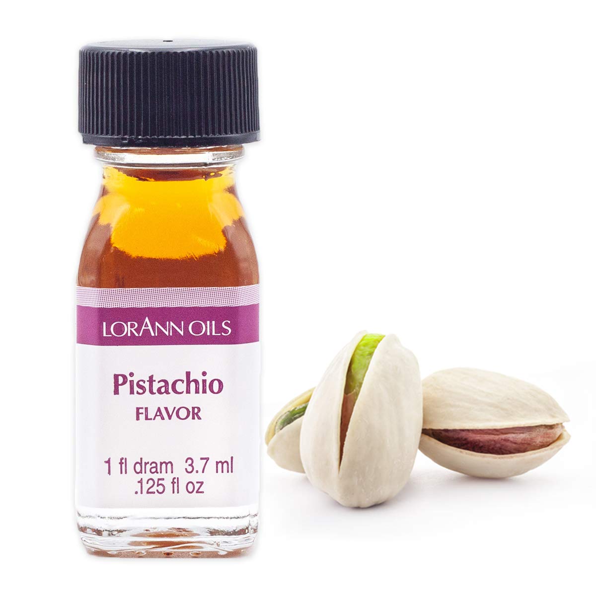 LorAnn Pistachio SS Flavor, 1 dram bottle (.0125 fl oz - 3.7ml - 1 teaspoon)