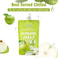 VOLO VERO Konjac Jelly Squeeze Pouch Apple Flavor, Low Calories (3 Kcal), 10 Packs, Gluten Free & Vegan, 0 Sugar, Keto, Low Carb